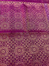 Prakruthi Ezhil Royal Blue & Magenta Pink Turning Handloom Soft Silk Saree