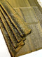 Prakruthi Ezhil Mehandi Green Pure Silver Zari with Sleeve Work Handloom Soft Silk Saree
