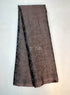Prakruthi Ezhil Chocolate Grey Pure Silver Zari with Sleeve Work Handloom Soft Silk Saree