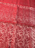 Prakruthi Ezhil Maroon Pure Silver Zari with Sleeve Work Handloom Soft Silk Saree