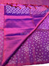Prakruthi Ezhil Vadamalli Pure Silver Zari with Sleeve Work Handloom Soft Silk Saree