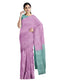 Prakruthi Vanya French Lilac & Ice Green Bhutta Handloom Tencel Vegan Silk Saree