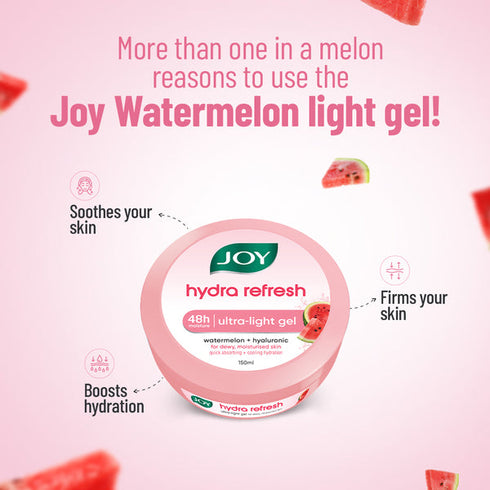 Joy Hydra Refresh Ultra Light Watermelon Gel ZeroOil Moisturizer