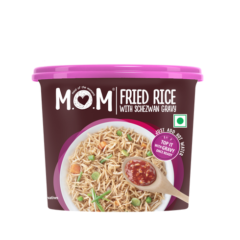Mom's Fried Rice with Schezwan Gravy