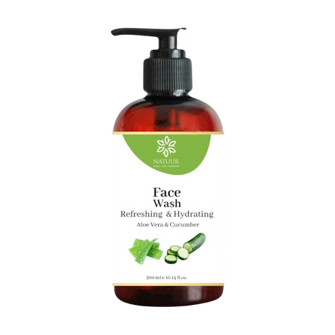 Natuur Aloe Vera Cucumber Face Wash Refreshing & Hydrating for Normal Skin