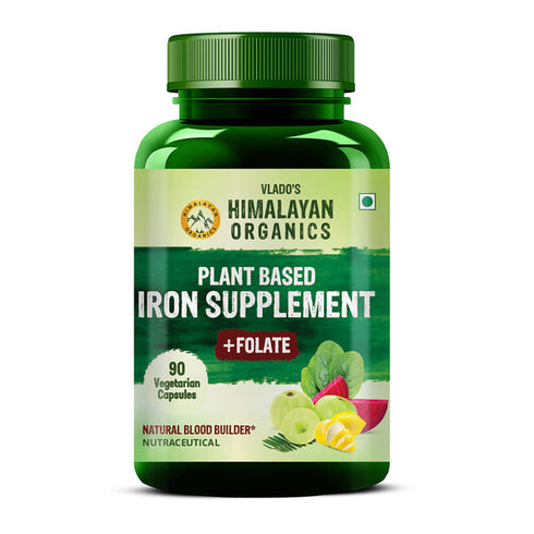 Himalayan Organics Plant Based Iron Supplement Capsules