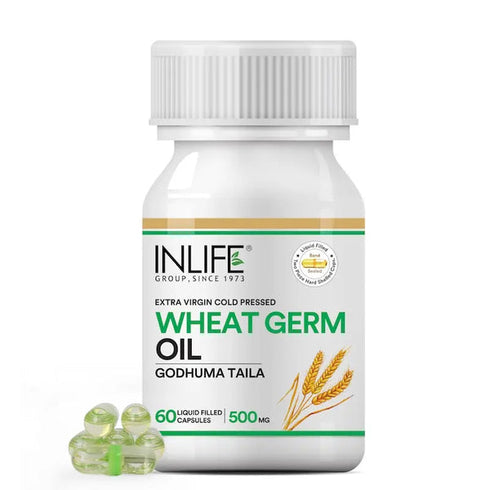 Inlife Wheat Germ Oil Supplement 500 Mg