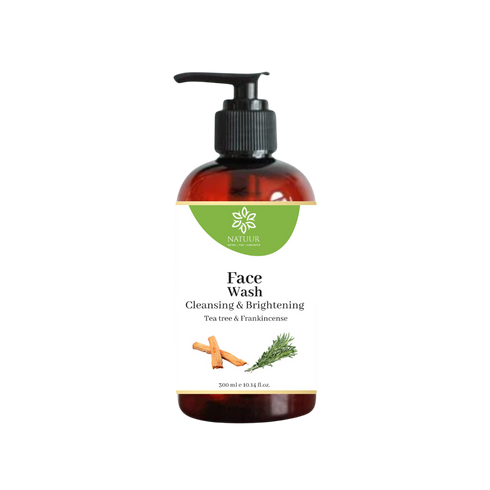 Natuur Tea Tree & Peppermint Face Wash Cleansing for Acne-Prone Skin