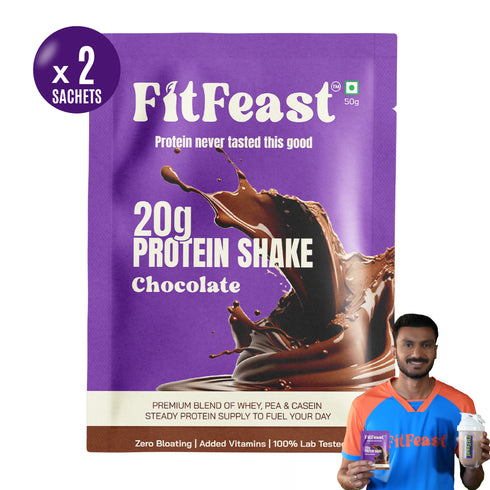 Fitfeast Protein Sachet Chocolate x 2