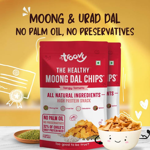 Troovy The Healthy High Protein Moong Dal Chips