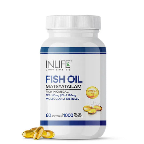 Inlife Fish Oil 1000 MG Capsules