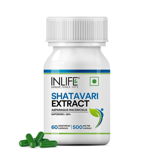 Inlife Shatavari Extract 500mg Capsule