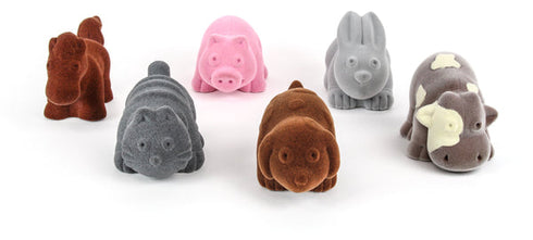 Rubbabu Farm Animals Rubbabu Fuzzi Friends Collectibles