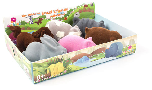 Rubbabu Farm Animals Rubbabu Fuzzi Friends Collectibles