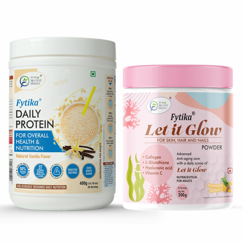 Fytika Daily Protein Vanilla & Let It Glow Pineapple