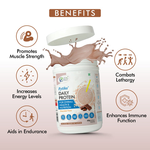 Fytika Healthcare Products Fytika Daily Protein Powder Chocolate Flavour
