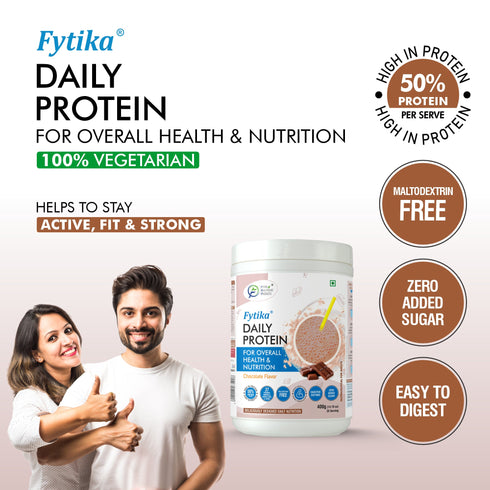 Fytika Healthcare Products Fytika Daily Protein Powder Chocolate Flavour