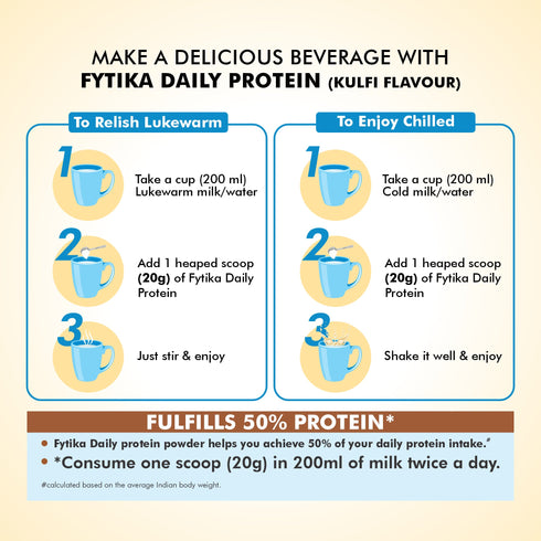 Fytika Healthcare Products Fytika Daily Protein Powder Kulfi Flavour