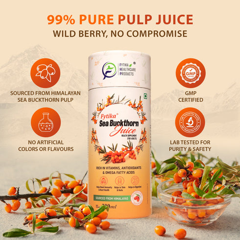 Fytika Healthcare Products Fytika Sea Buckthorn Juice Pulp Concentrate