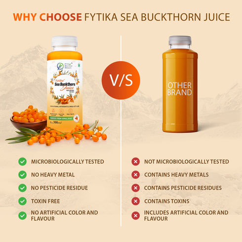 Fytika Healthcare Products Fytika Sea Buckthorn Juice Pulp Concentrate