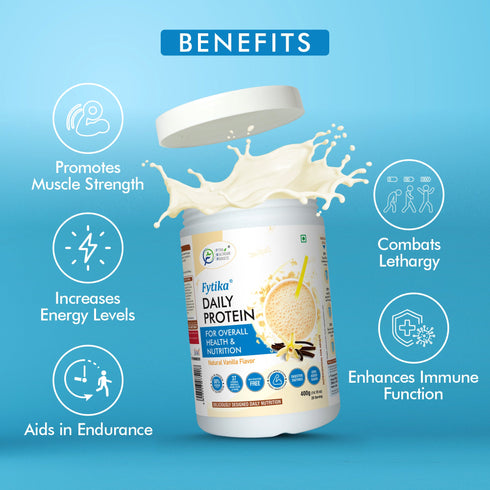 Fytika Healthcare Products Fytika Daily Protein Powder Vanilla Flavour