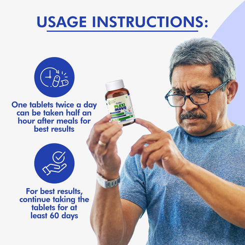 Fytika Healthcare Products Fytika Strong Bones and Fleximove For Healthy Bones Joint For Men Women 60 Tablets Each
