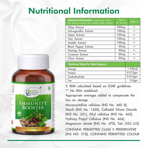 Fytika Healthcare Products Fytika Let It Melt Vita 365 And Immunity Booster Pack of 3 For Men Women 60 Tablets Each