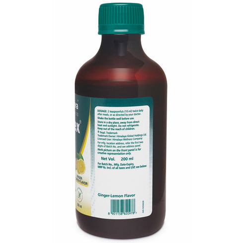 Himalaya Gasex Syrup Ginger Lemon Flavor 200Ml