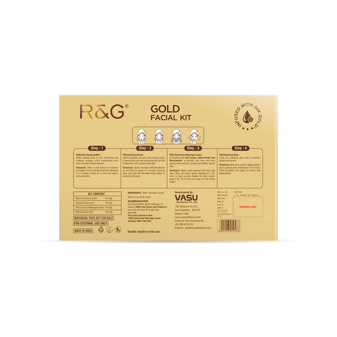 Vasuestore R&G Gold Facial Kit with 24K Gold