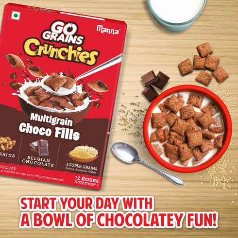 Manna Foods Go Grains Crunchies Chocofills