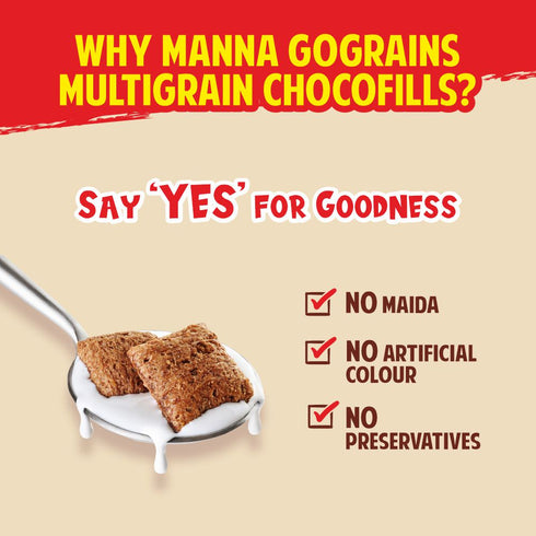 Manna Foods Go Grains Crunchies Chocofills