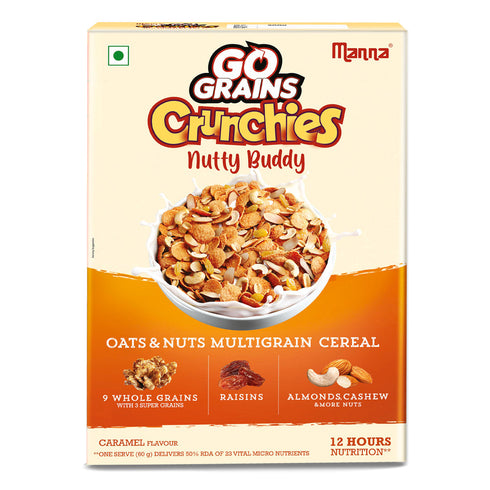 Manna Foods Go Grains Crunchies Oats and Nuts