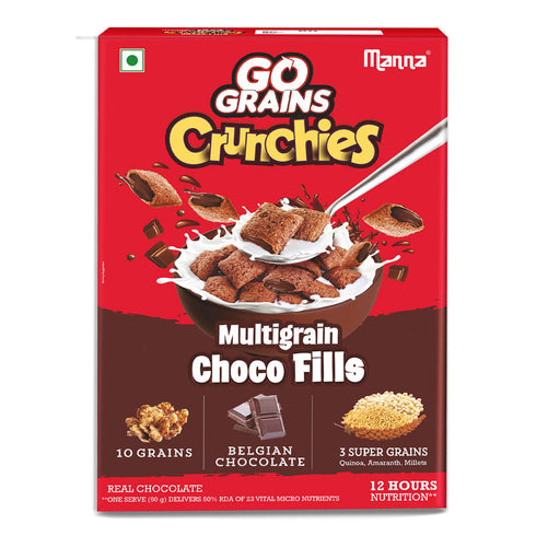 Manna Foods Go Grains Crunchies Chocofills