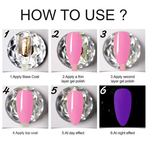 Shills Professional Glow In The Dark gel Polish