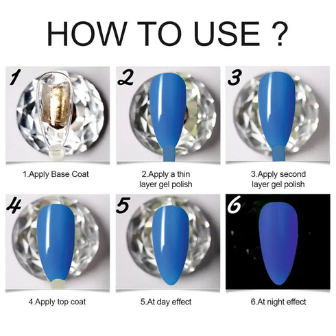 Shills Professional Glow In The Dark gel Polish