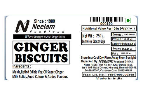 Neelam Foodland Ginger Biscuits