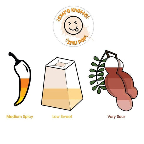 GO DESi Popz Tangy Imli Pop | Tamarind & Jaggery Candy