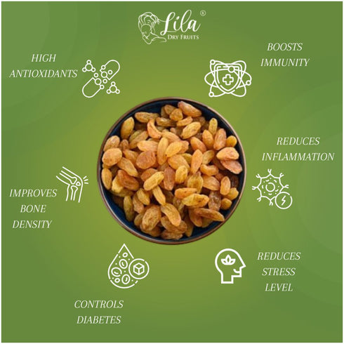 Lila Dry Fruits Golden Raisin