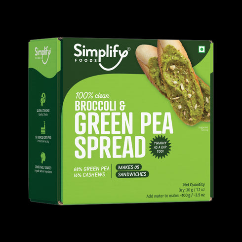 Simplify Foods Broccoli & Green Pea Spread