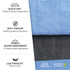 Heelium Bamboo Bath Towel 400 GSM - Set of 3