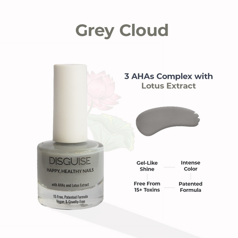 Disguise Happy Healthy Nail Polish Grey Cloud 121