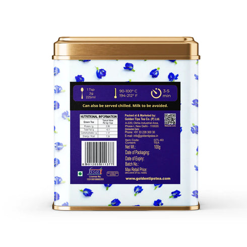 Golden Tips Empyrean Azure Blue Tea Infusion