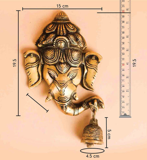 Samskara Home Gajakarna Ganesh Wall Decor