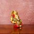 CREATUNIQ Ganesha Brass Idol 5" with Antique Polish
