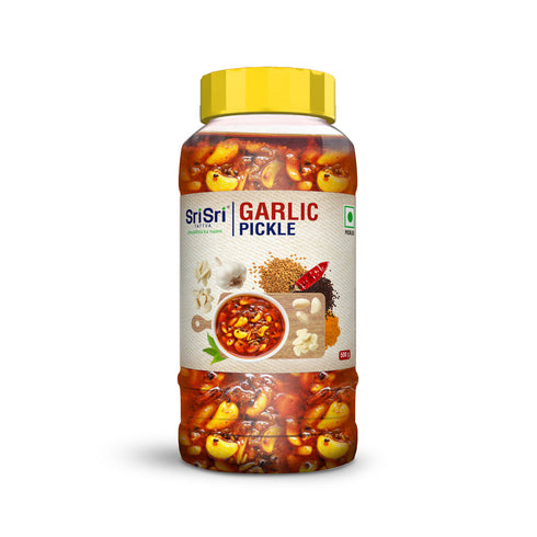 Sri Sri Tattva Garlic Pickle 500g