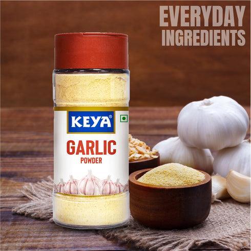 Keya Garlic Powder 100 Pure Lehsun Powder Ready to use Sourced From Whole Zero added Colours Fillers Additives & Preservatives 55 gm