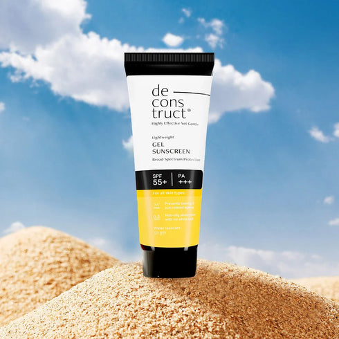 Deconstruct Face Gel Sunscreen SPF 55+ and PA+++