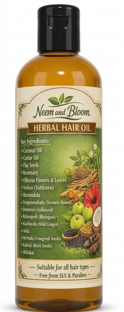 Neem and Bloom Hair Growth Oil