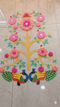 Peacock/Floral Set for Backdrop Decorations