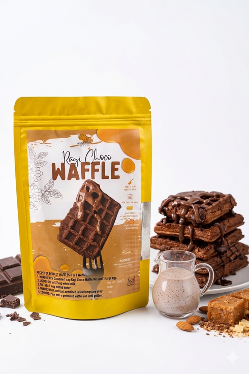 Healthy Treats Ragi Choco Waffle Mix